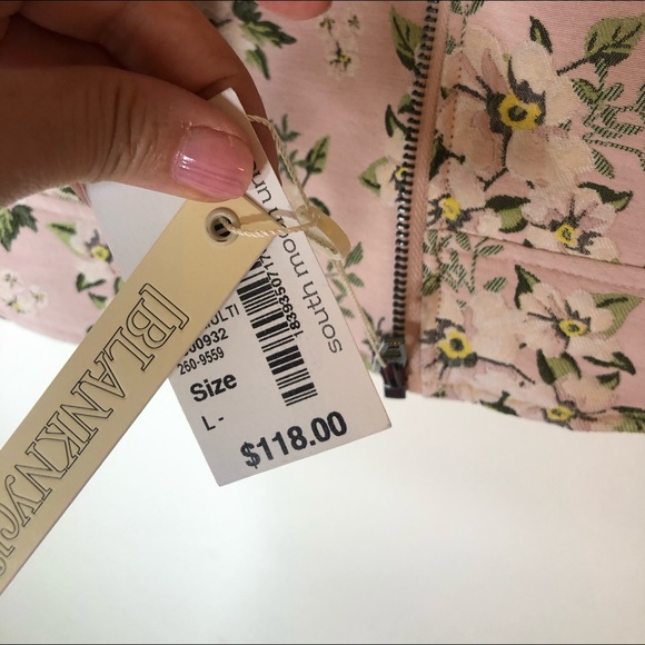 Blank NYC wild flowers blush jacket NWT large - Picture 7 of 8